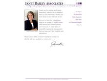 Tablet Screenshot of janetbaileyassociates.com